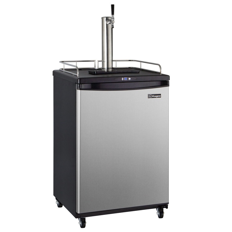 24″ Wide Cold Brew Coffee Single Tap Stainless Steel Commercial/Residential Kegerator