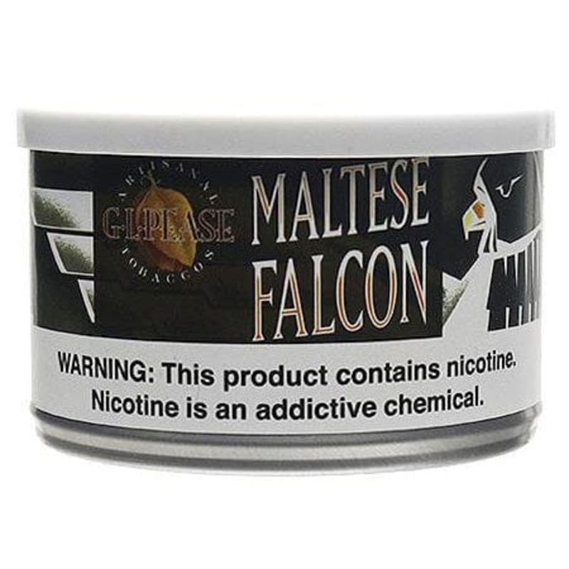 G.L. Pease Maltese Falcon Premium Pipe Tobacco Maltese Falcon 2oz Tin