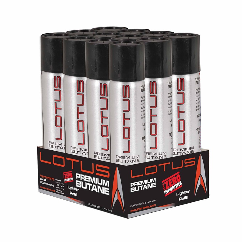 Lotus BUTANE 90ML 90ML can -Sold in a 12-pack