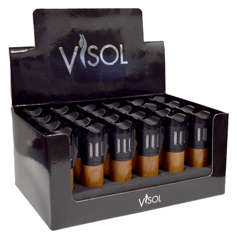Visol Retail Package – Artemis Triple Flame Lighter 24 Count