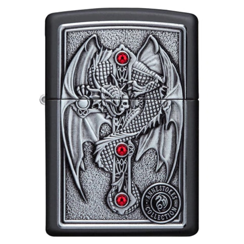 Zippo Lighter – Anne Stokes Gothic Guardian Emblem