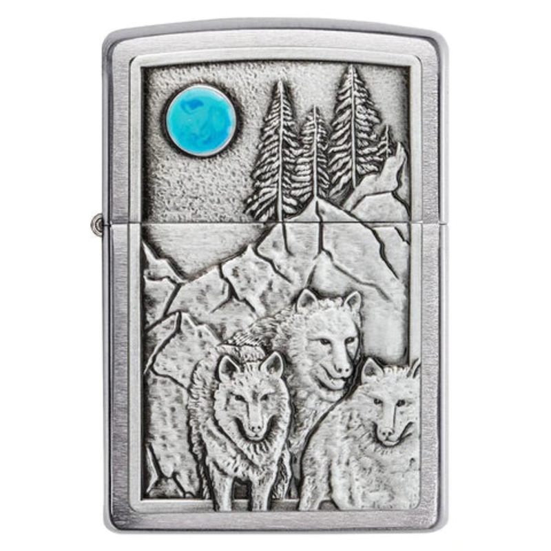 Zippo Lighter – Emblem Wolf Pack