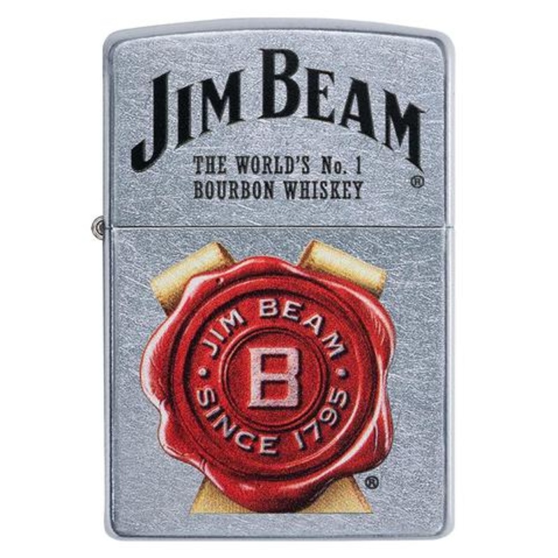 Zippo Lighter – Jim Beam Logo and Rosette