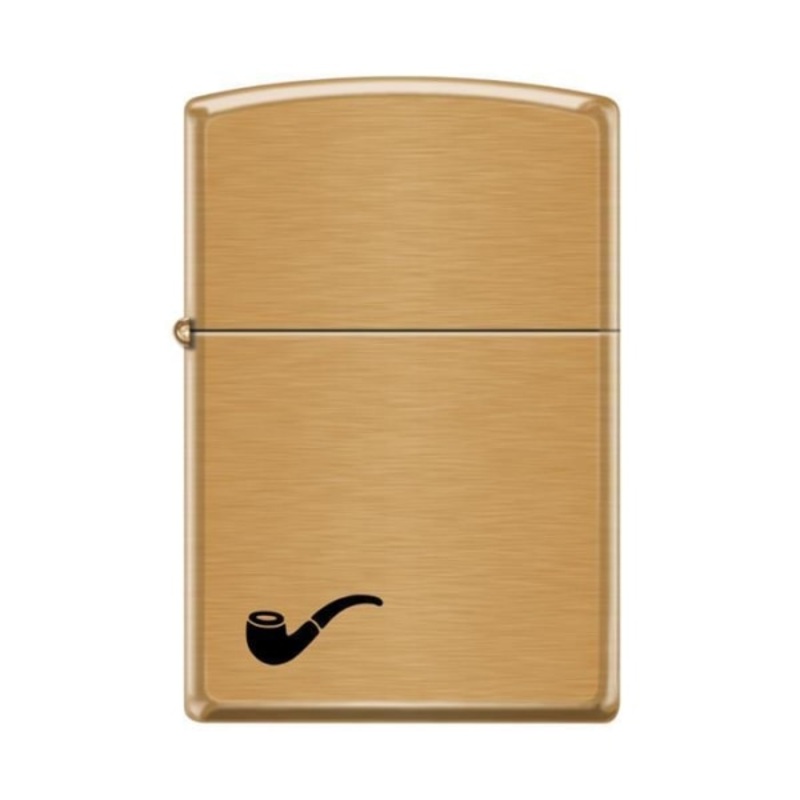 Zippo Lighter – Pipe Lighter Brushed Brass
