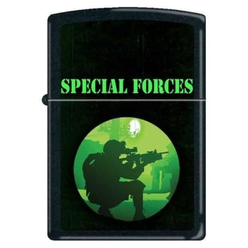 Zippo Lighter – Special Forces Black Matte