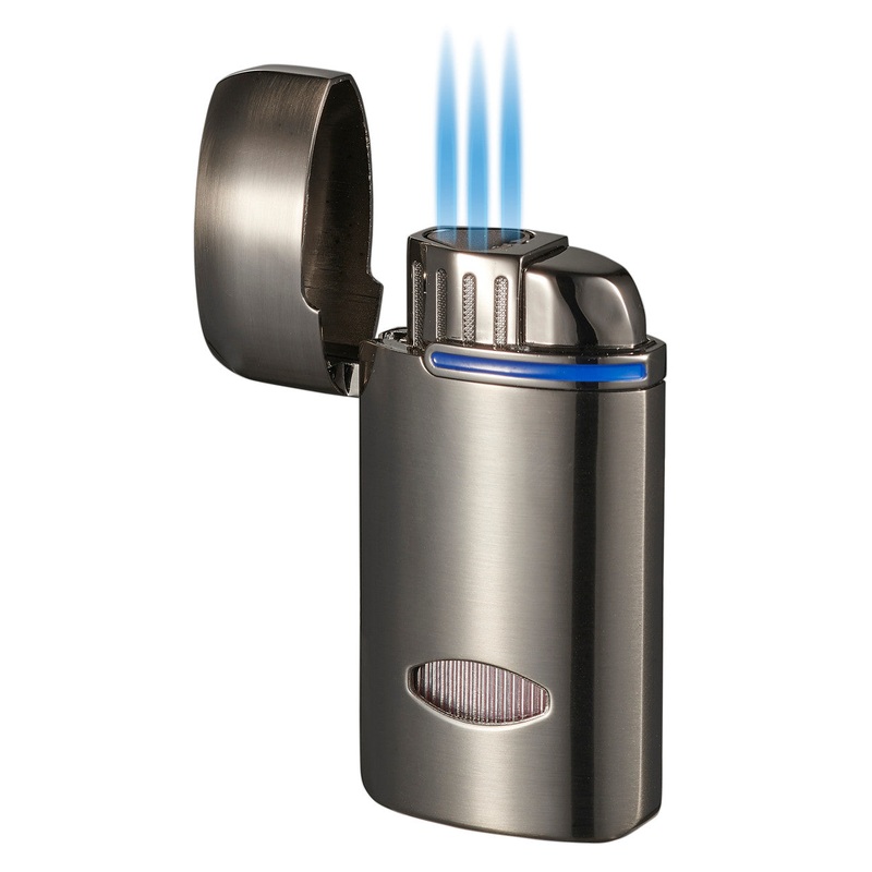 Visol Panda Triple Flame Cigar Lighter – Gunmetal