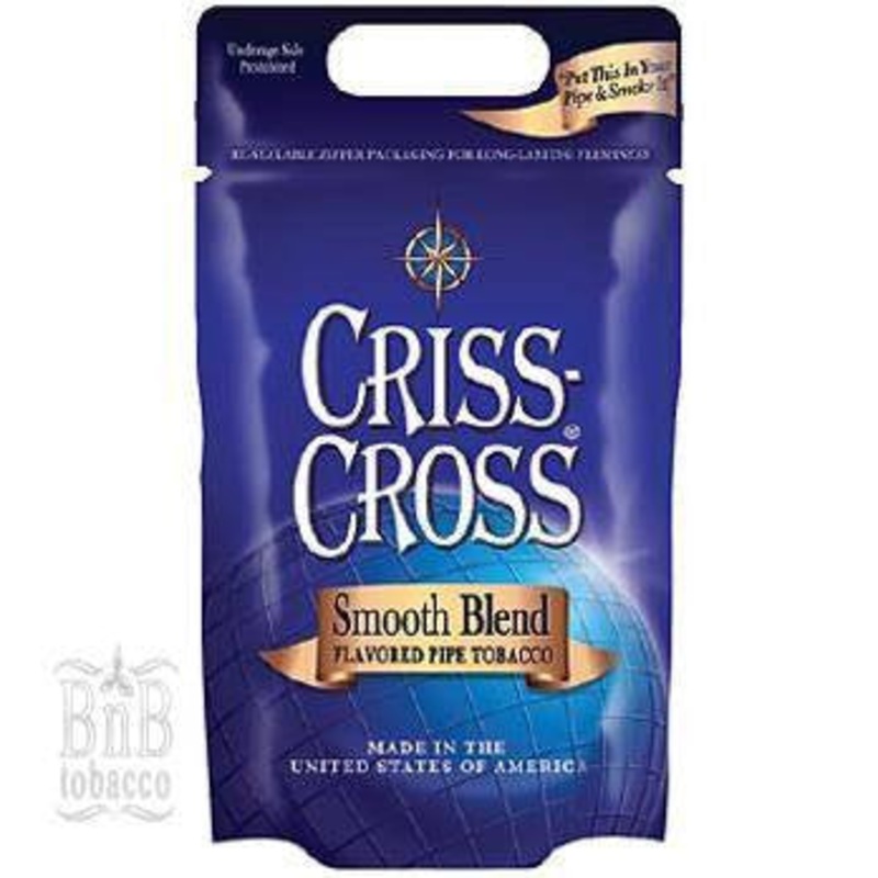 Criss Cross Smooth Pipe Tobacco Smooth 6oz Bag