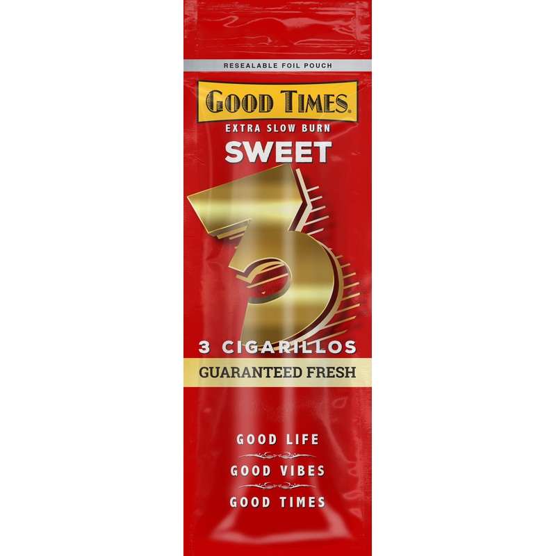 Good Times Sweet Cigarillos Sweet 15 Pouches of 3 (45ct)