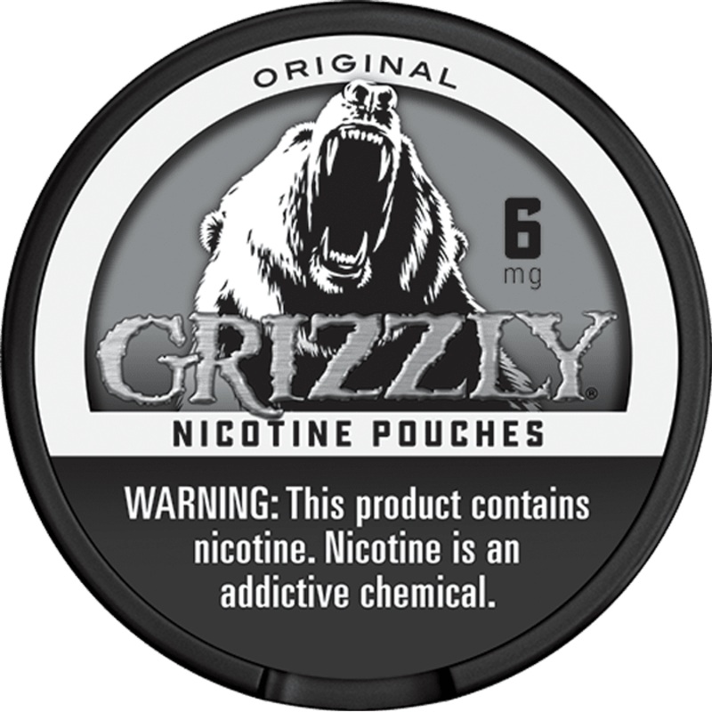 Grizzly Nicotine Pouches Original 6mg 5 Pack