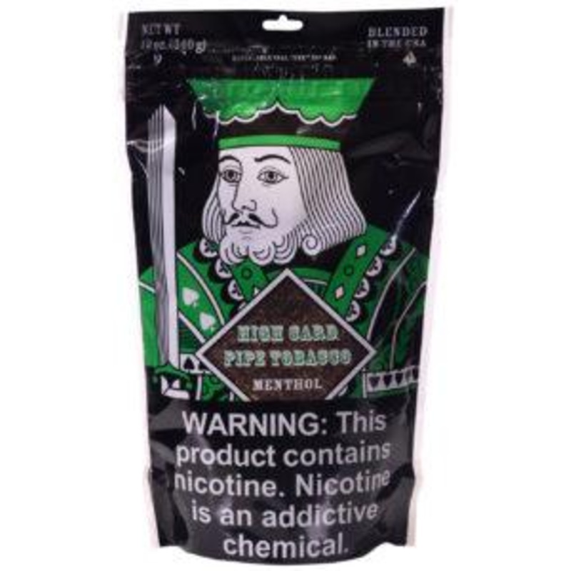 High Card Menthol Pipe Tobacco Menthol 5oz Bag