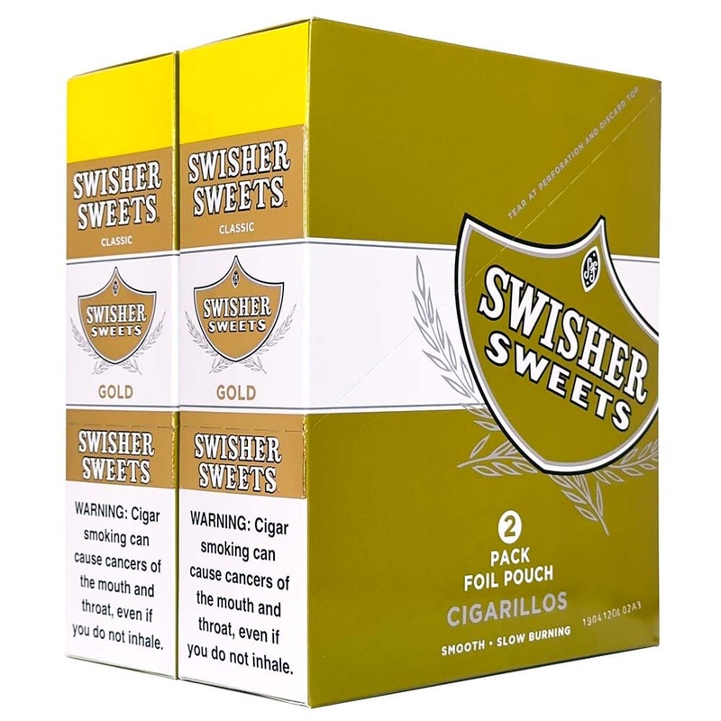 Swisher Sweets Gold Cigarillos Gold 30 Packs of 2