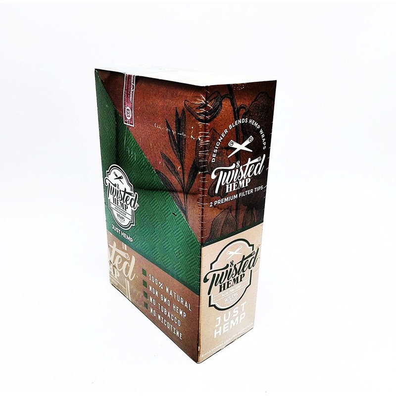Twisted Hemp Designer Blend Wraps Just Hemp Just Hemp 15 Packs of 2