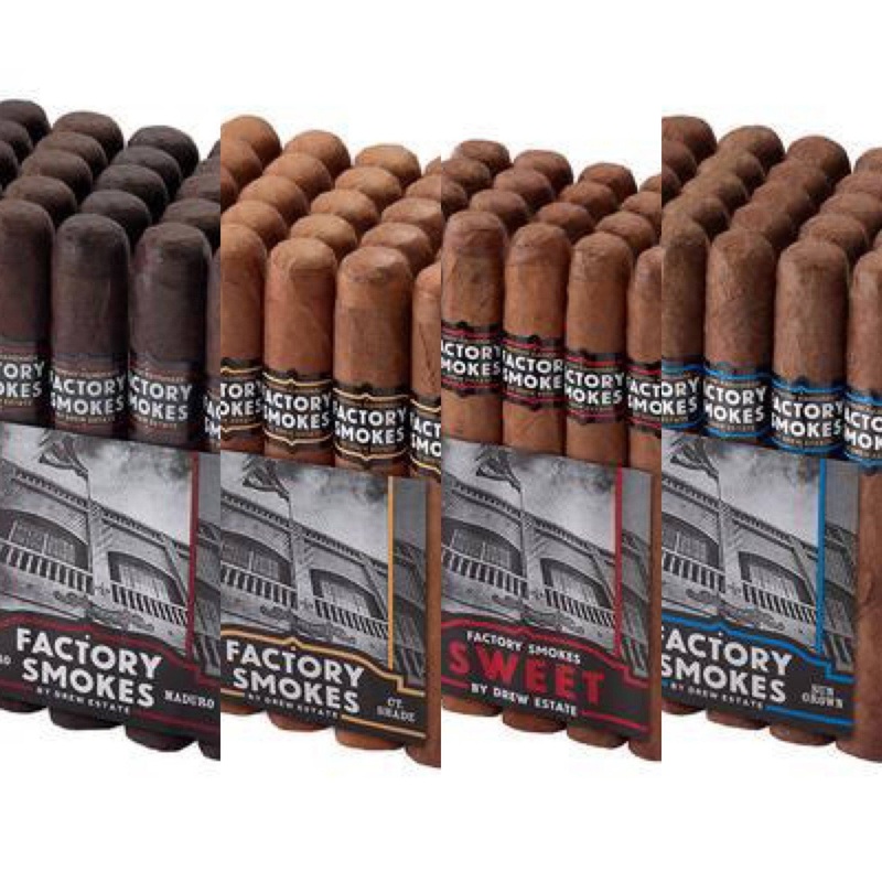 Drew Estate Factory Smokes Sampler Drew Estate Factory Smokes Sampler Sampler of 8
