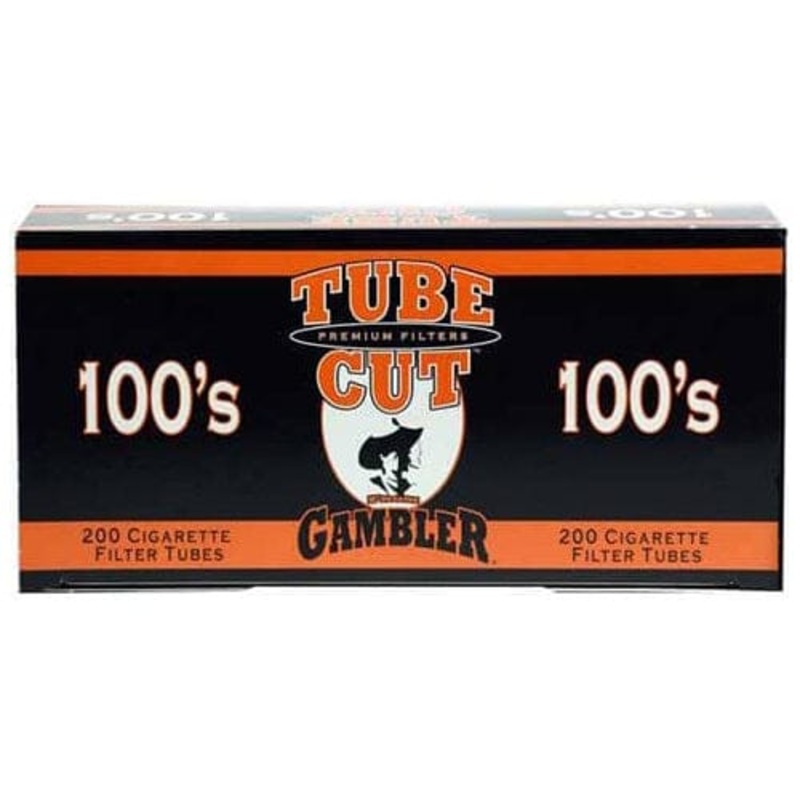 Gambler Tube Cut Full Flavor Tubes King TubeCut (84mm) 200ct Carton