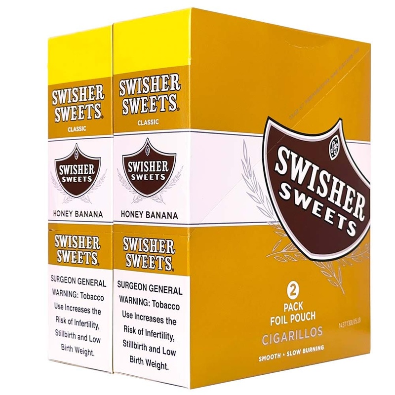 Swisher Sweets Honey Banana Cigarillos Honey Banana 30 Packs of 2