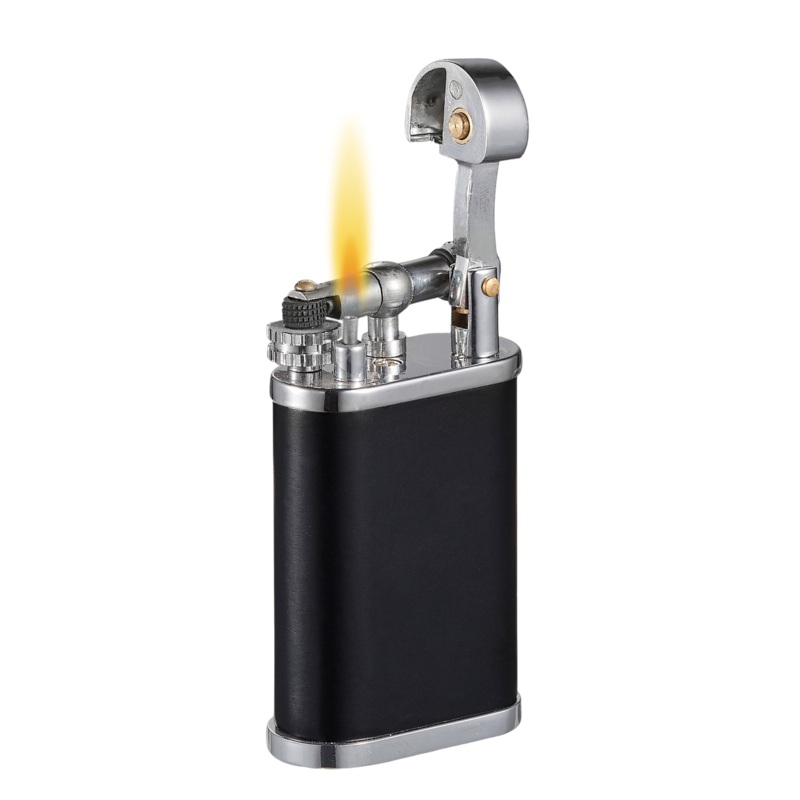 Visol Elegance Black Soft Flame Flint Lighter