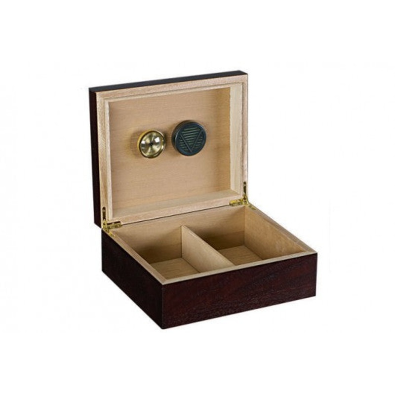 Chardonnay Dark Walnut Humidor by Prestige Import Group  – 25-50 Cigar ct