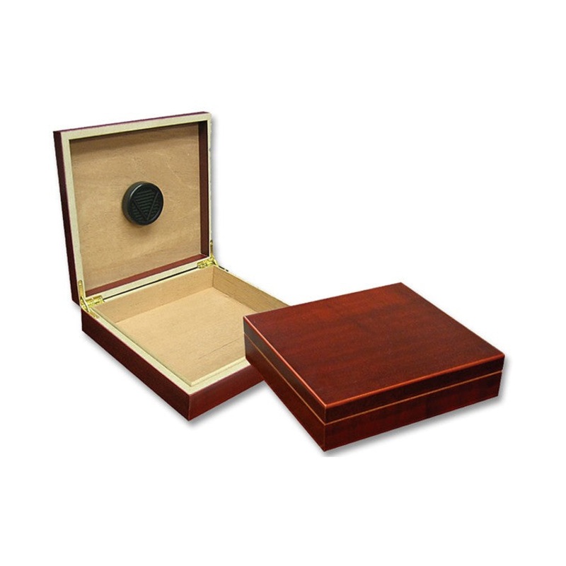 Chateau 20 Count Cherry Cigar Humidor w/ Humidifier