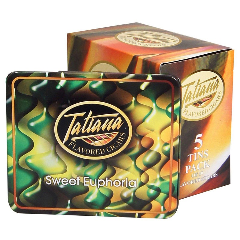 Tatiana Classic Sweet Euphoria Flavored Cigars Sweet Euphoria Corona (6.0″ x 44) Box of 25