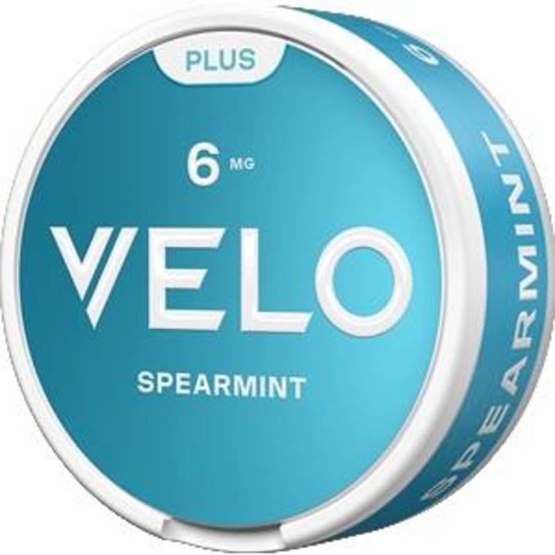 Velo Plus Nicotine Pouches Spearmint – 5 Pack 6mg