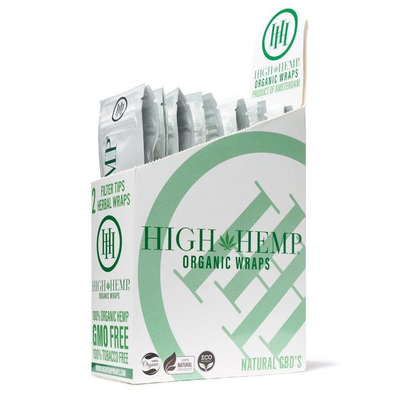 High Hemp Organic Wraps Original 25 Packs of 2