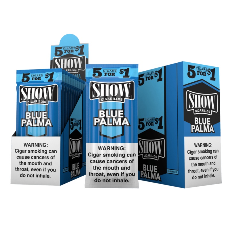 Show Blue Palma Cigarillos Blue Palma 15 Packs of 5