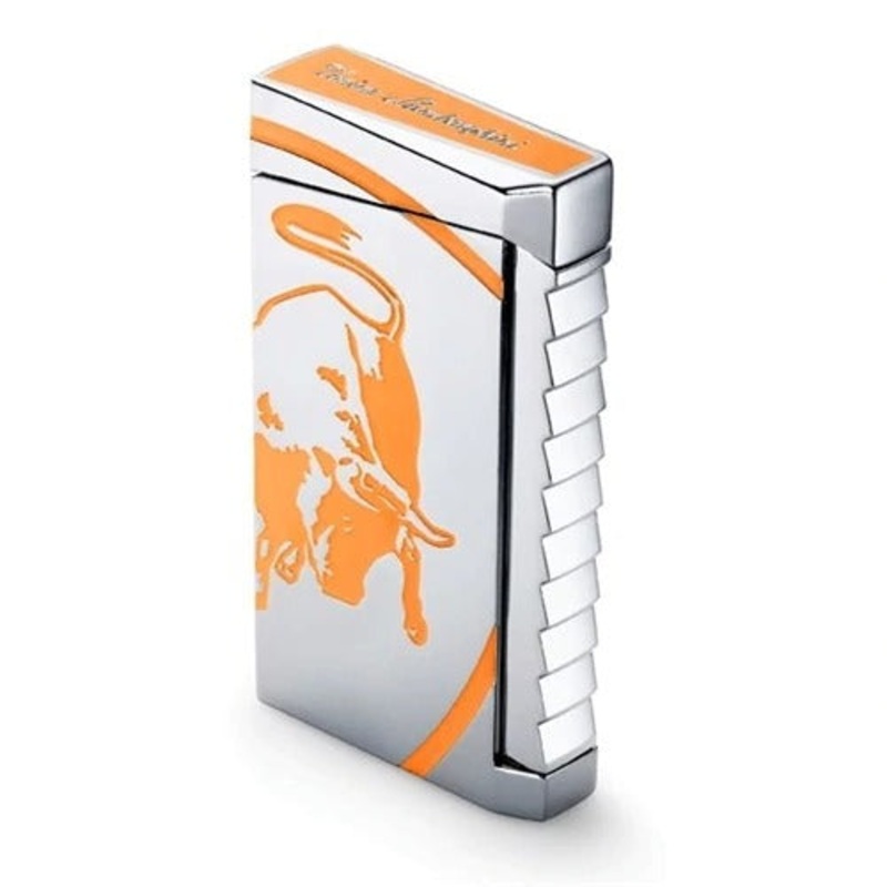 Tonino Lamborghini Il Toro Orange Torch Flame Lighter