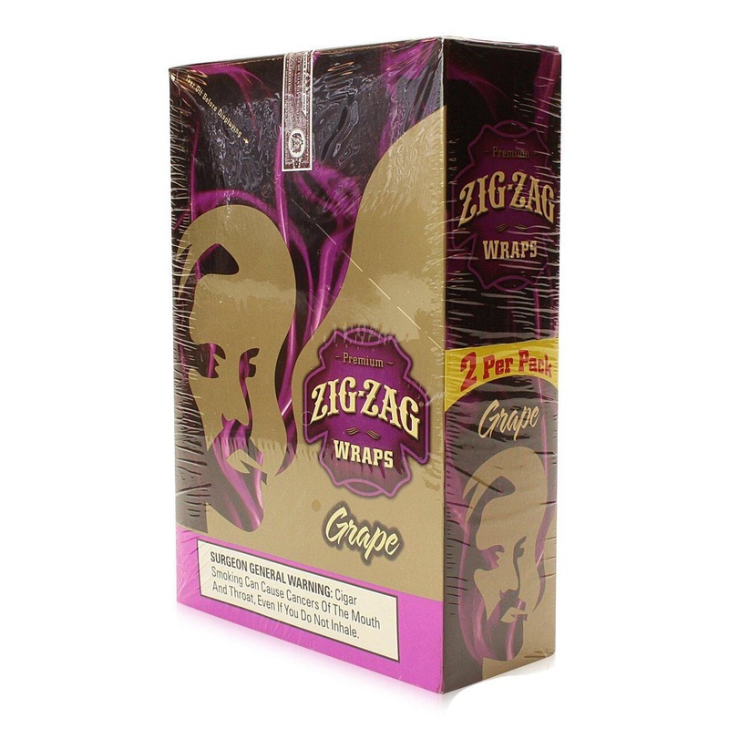 Zig Zag Grape Blunt Wraps Grape 25 Packs of 2