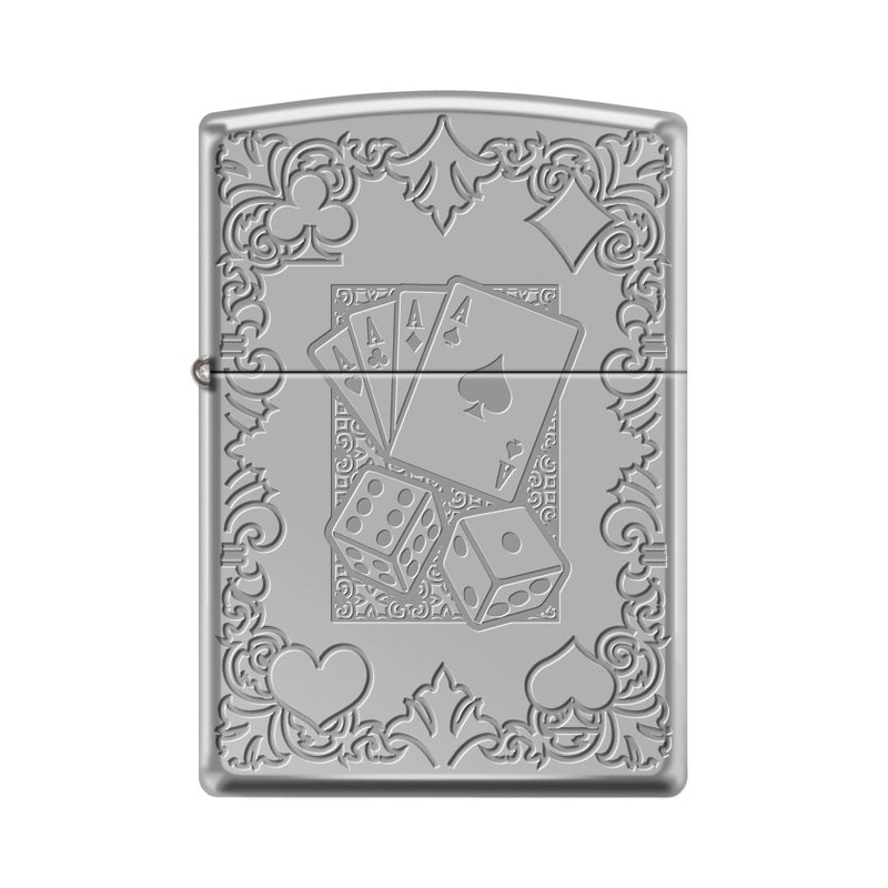 Zippo Lighter – Straight Flush of Ace’s