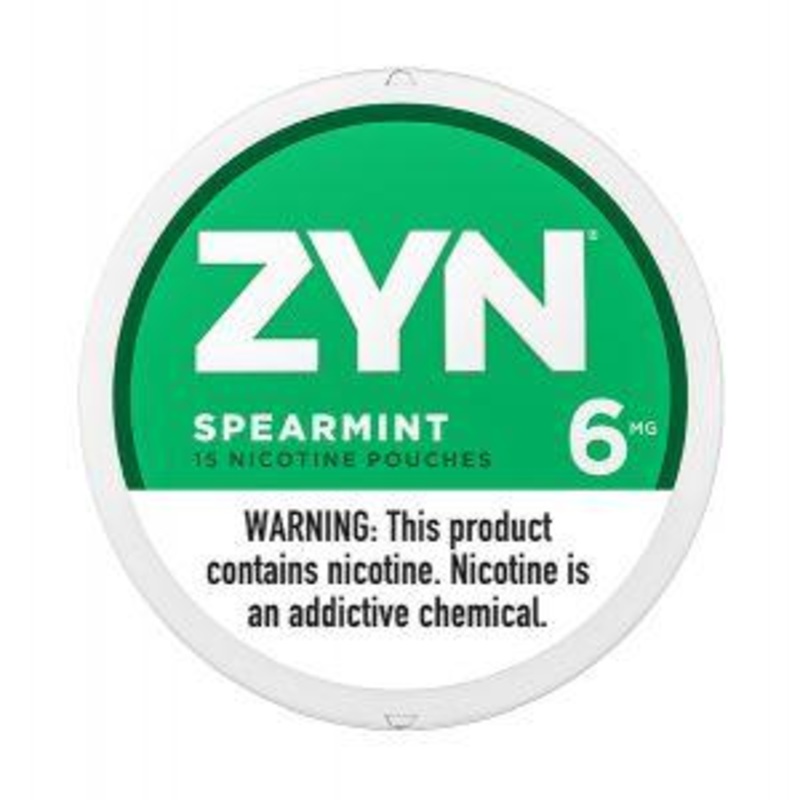 Zyn Nicotine Pouches Spearmint 6mg Single Tin