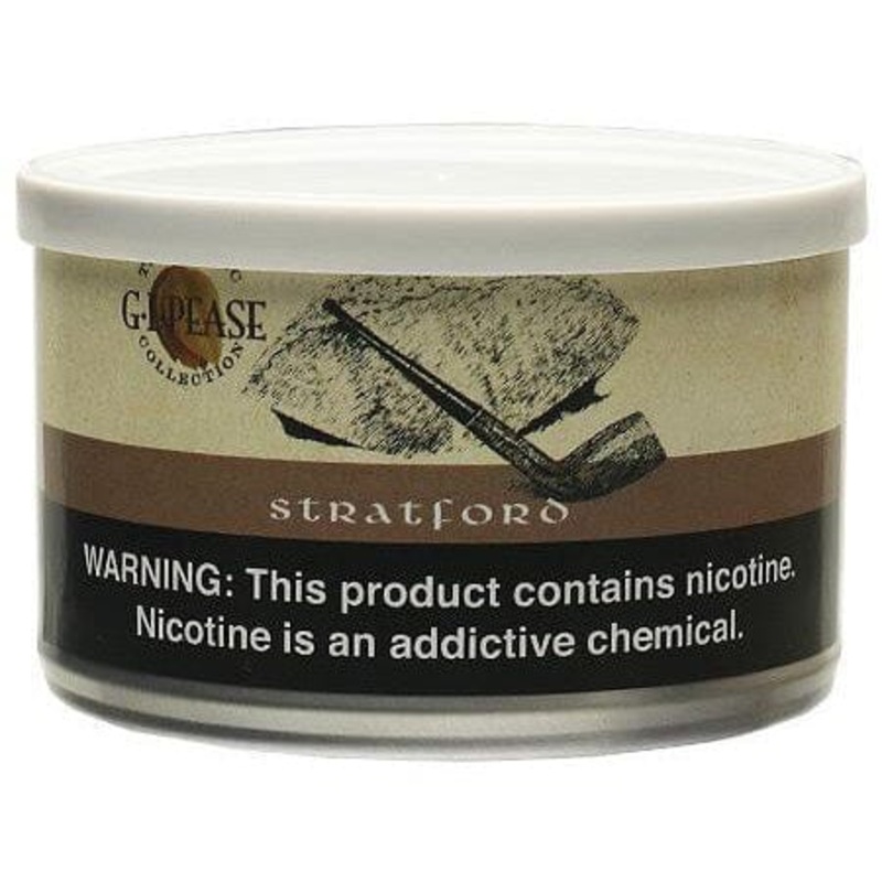 G.L. Pease Stratford Premium Pipe Tobacco Stratford 2oz Tin