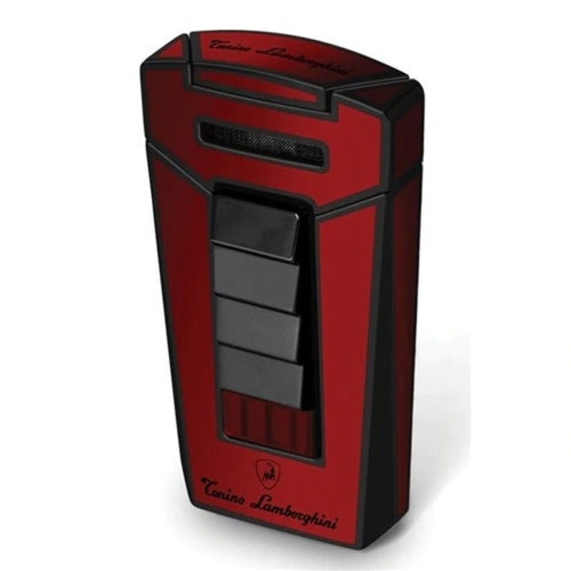Tonino Lamborghini Aero Red and Black Torch Flame Cigar Lighter