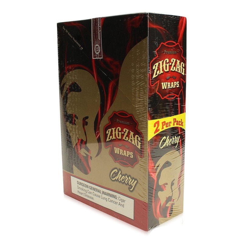 Zig Zag Cherry Rush Blunt Wraps Cherry Rush 25 Packs of 2