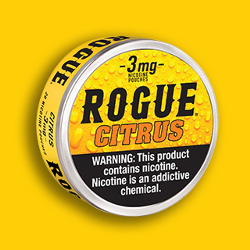 Rogue Nicotine Pouches Citrus – 5 Pack 3mg