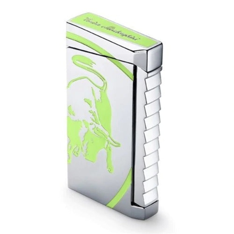 Tonino Lamborghini Il Toro Green Torch Flame Lighter