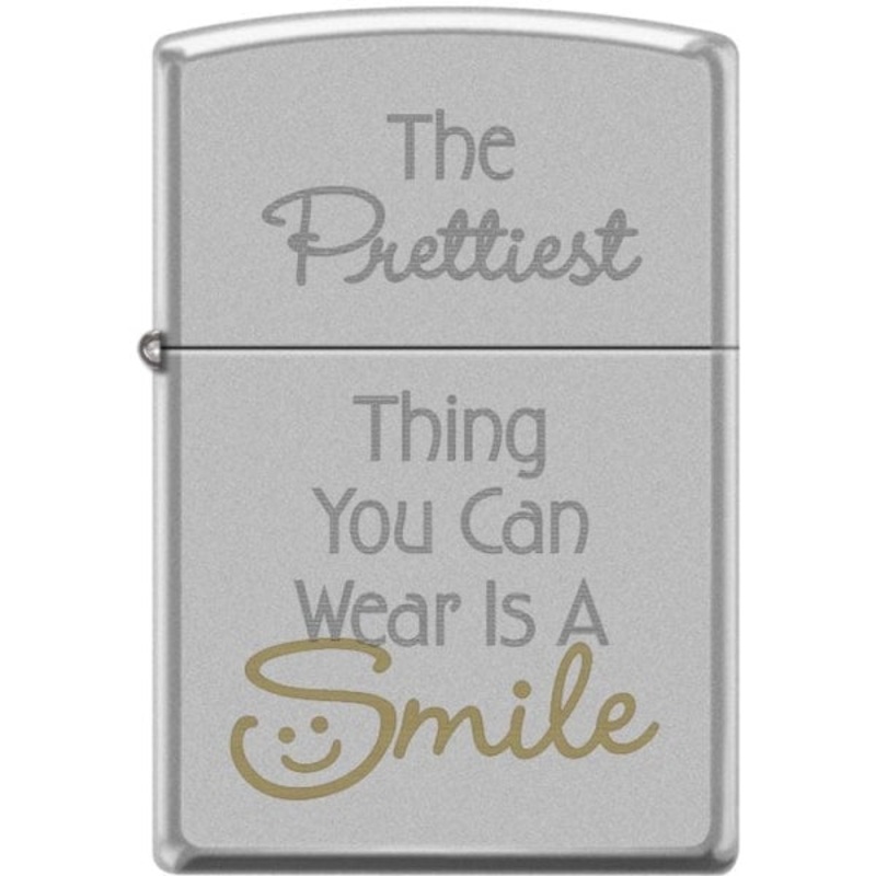 Zippo Lighter – The Prettiest Thing You Can Wear Satin Chrome