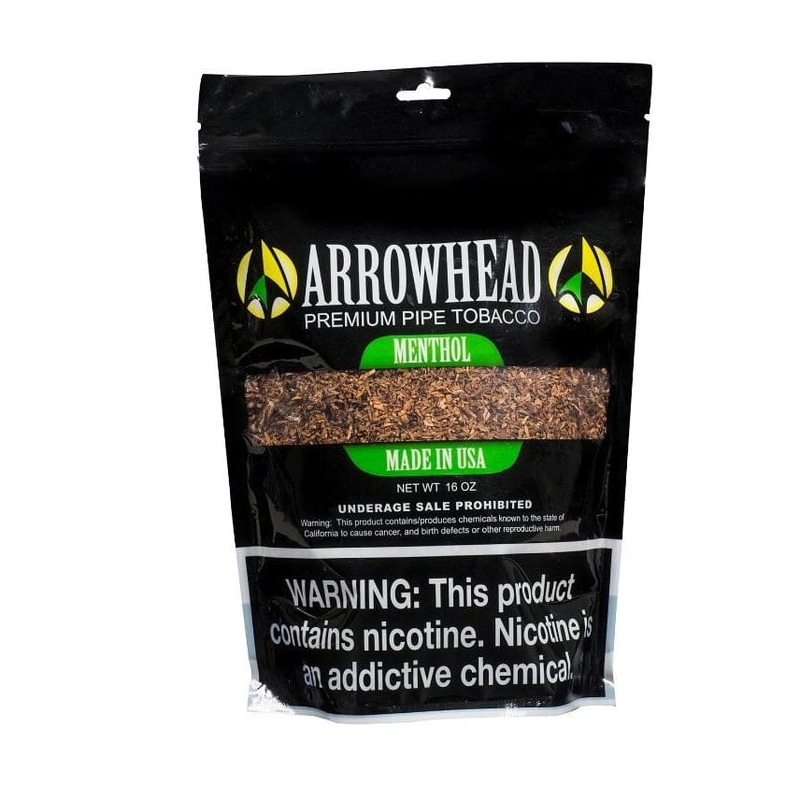 Arrowhead Menthol Pipe Tobacco Menthol 16oz Bag