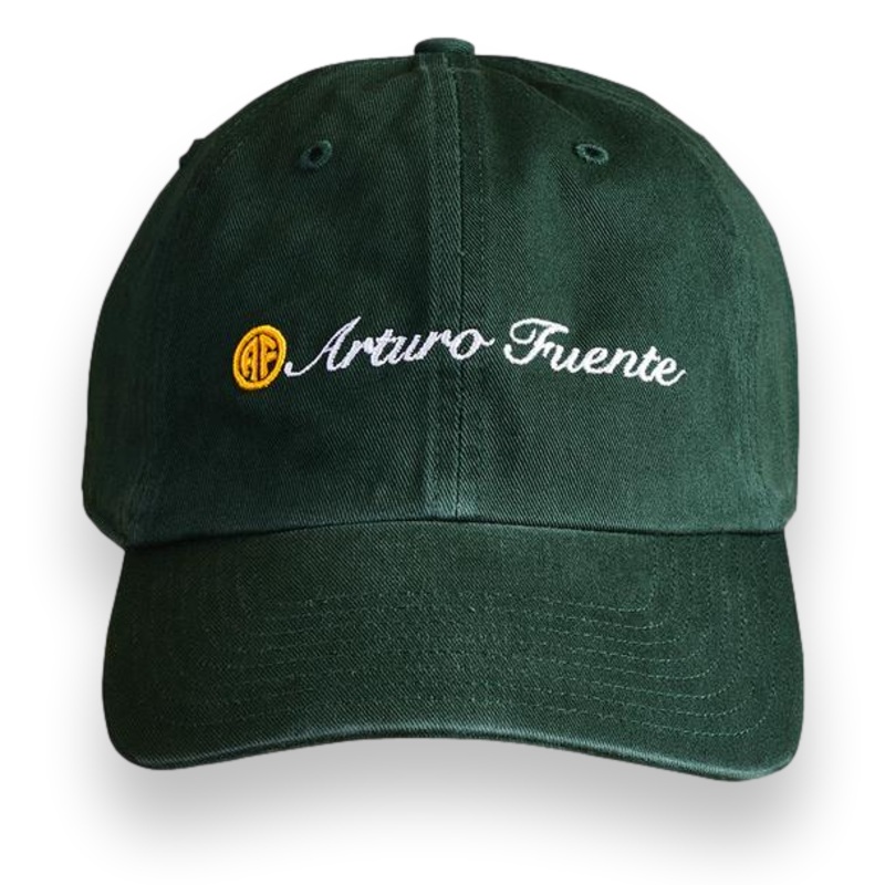 Arturo Fuente Dark Green Script Clean Up Hat