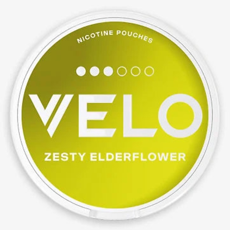 Velo Nicotine Pouches Zesty Elderflower 10MG – 5 Pack