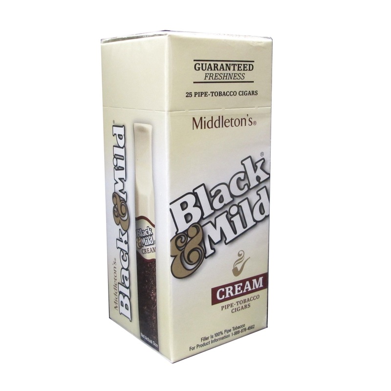 Black & Mild Cream Cigars Cream 10 Packs of 5