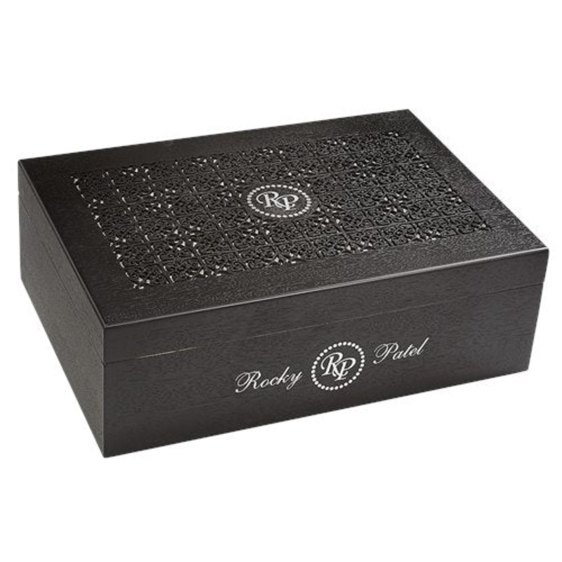 Rocky Patel Burn Humidor 100 Cigar Capacity White