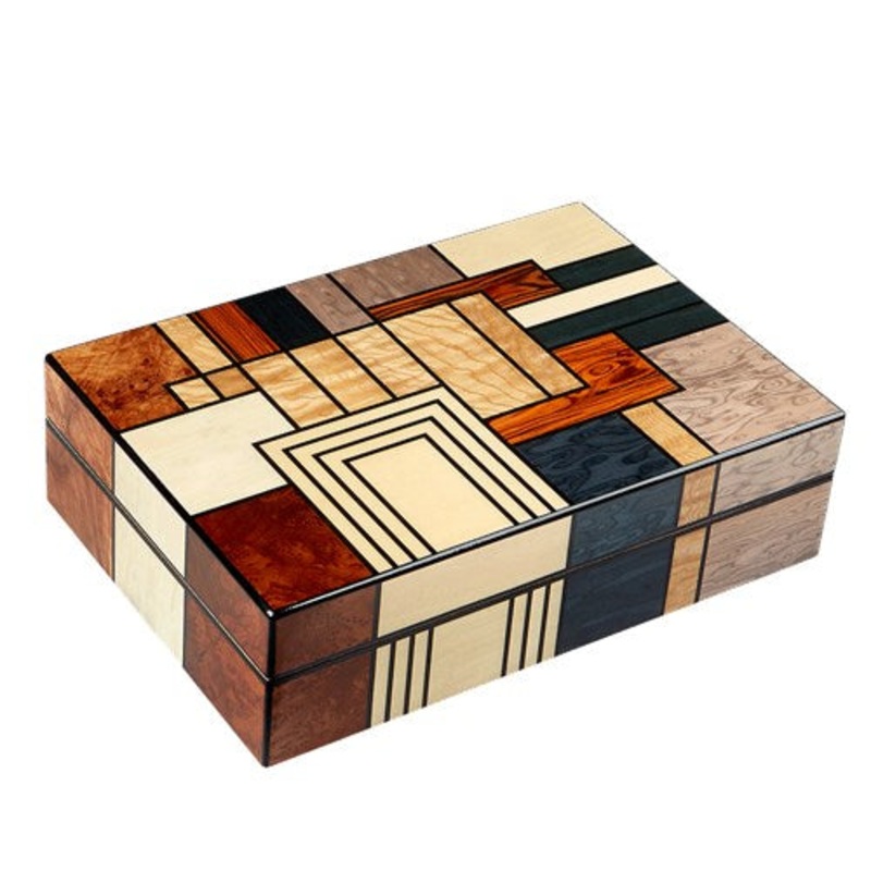Gurkha Art Deco 40 cigar Humidor – Patches