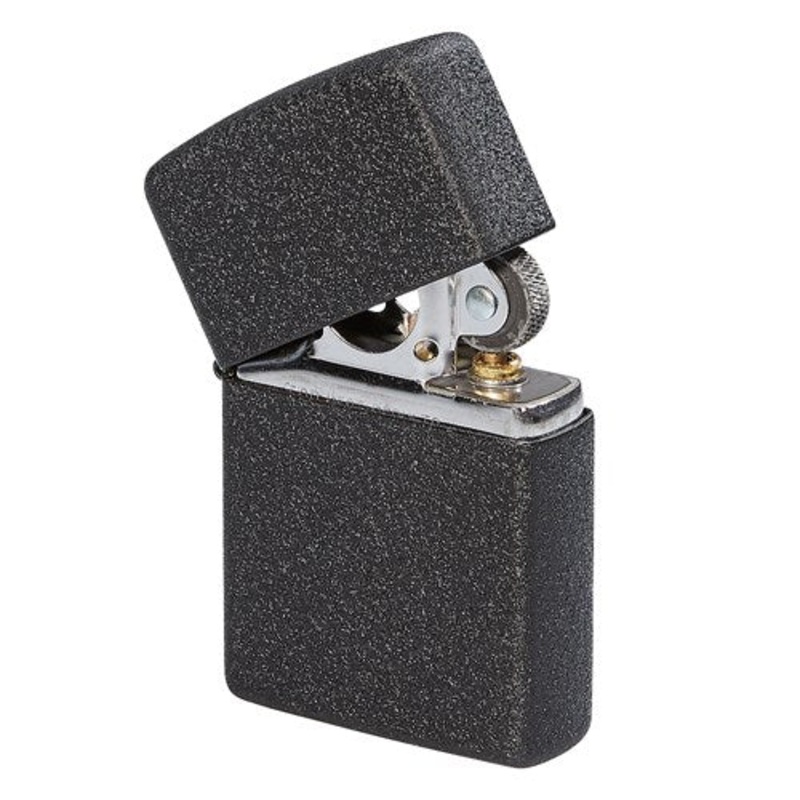 Zippo Pipe Lighter Black Crackle