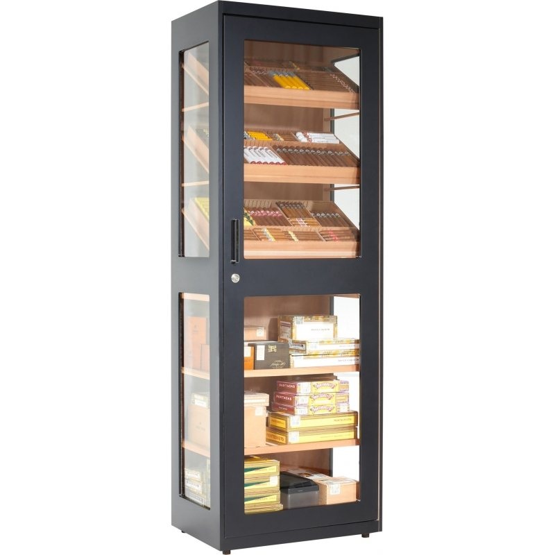 Adorini Humidor Cabinet Capri Deluxe black – 6000 Cigar ct