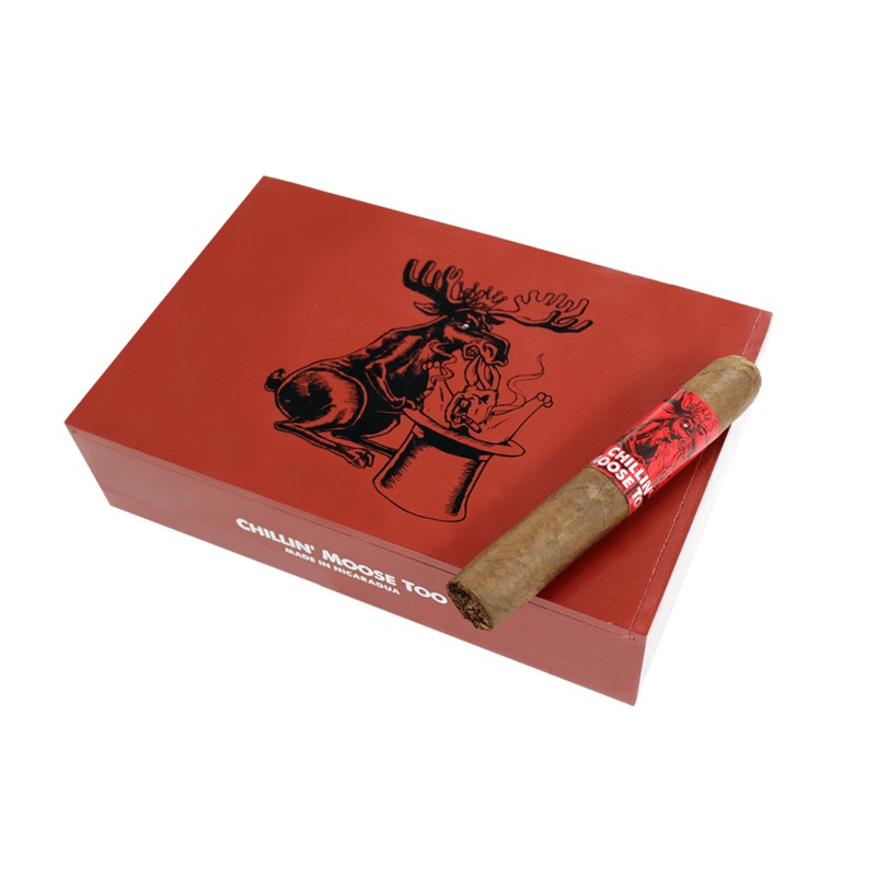 Chillin’ Moose Too Cigars Gigante (6.0″ x 60) Box of 20