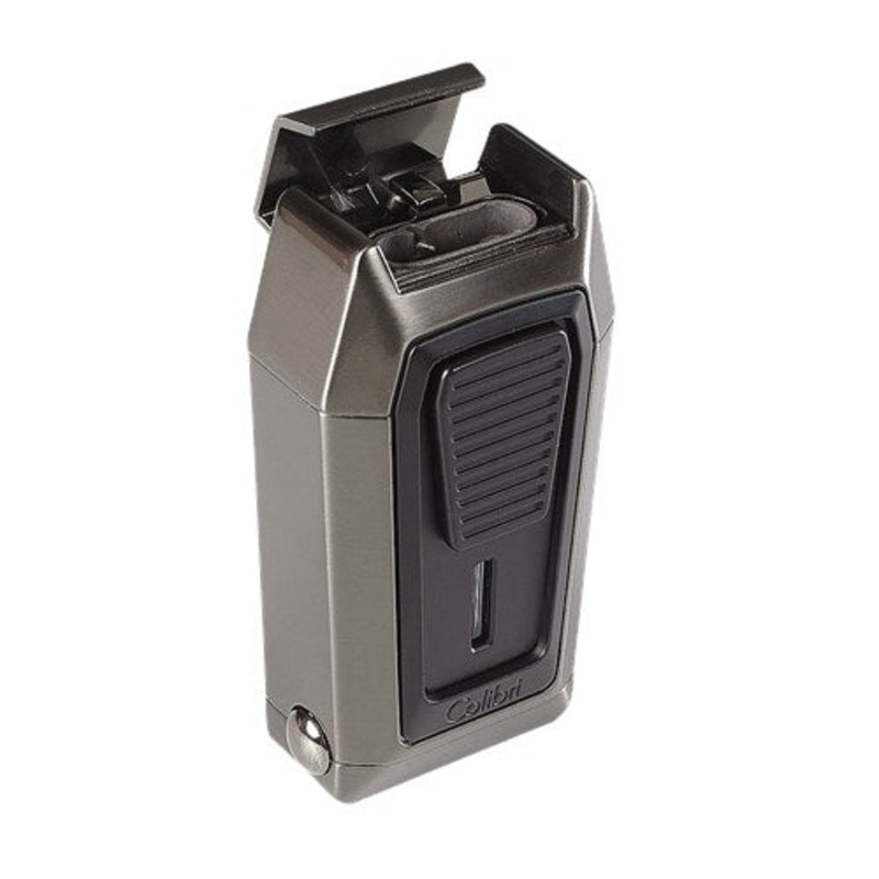 Colibri Quantum Triple Flame Lighter With V-Cutter Gun Metal