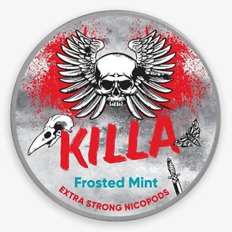 Killa Nicotine Pouches Frosted Mint 12.8mg – 5 Pack