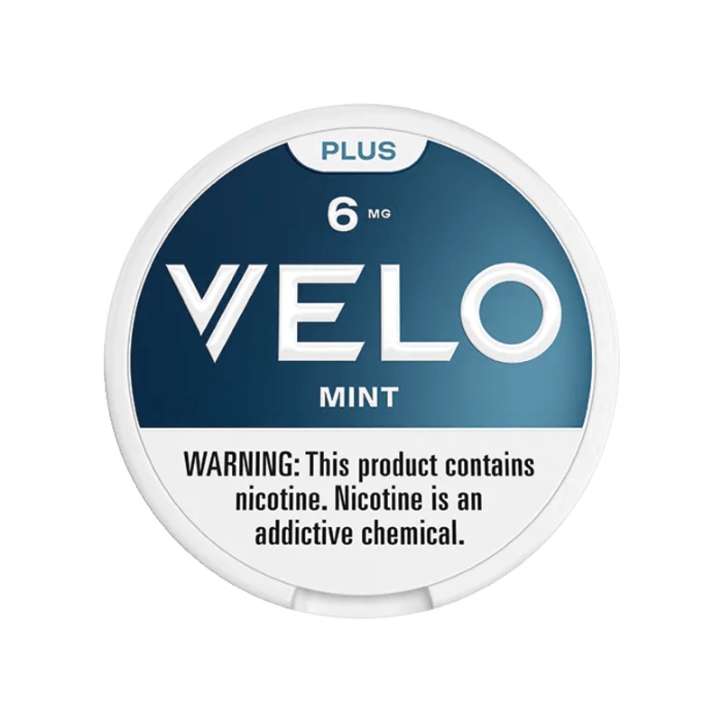 Velo Plus Nicotine Pouches Mint 9mg Single Tin