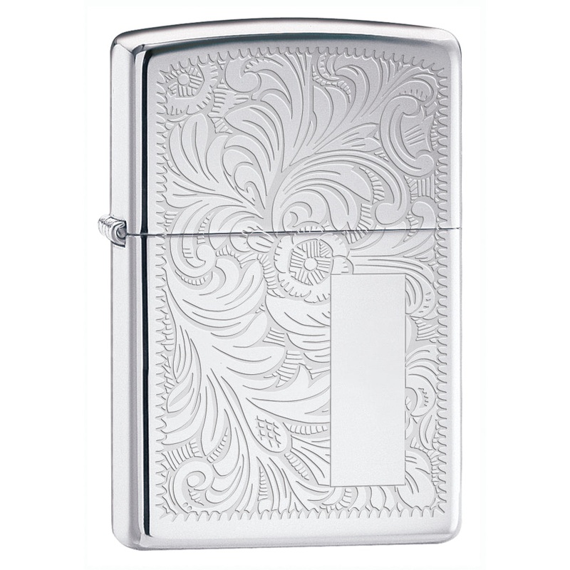 Zippo Venetian Chrome Lighter