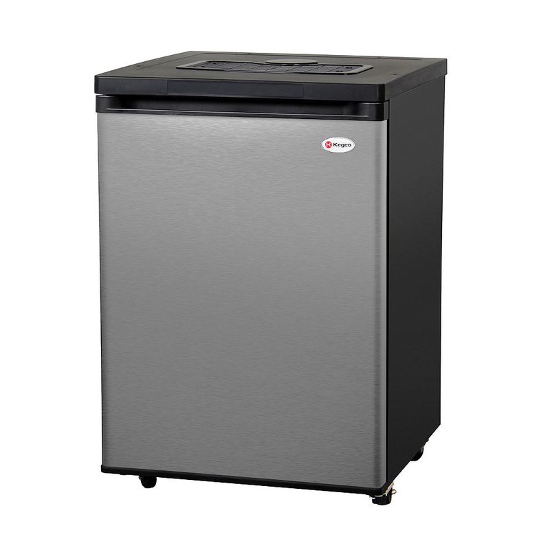 24″ WIDE STAINLESS STEEL KEGERATOR CABINET ONLY
